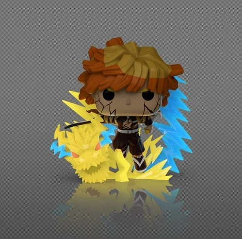 Demon Slayer: Kimetsu no Yaiba POP! Premium Vinyl Figure Zenitsu Chase Ver. (Glow) 9 cm